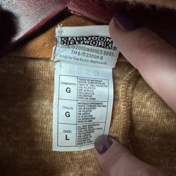 Vntg. 1998 Warner Bros. Studio Store Scooby Doo Outfit Costume Kids Youth Large - Picture 13 of 14